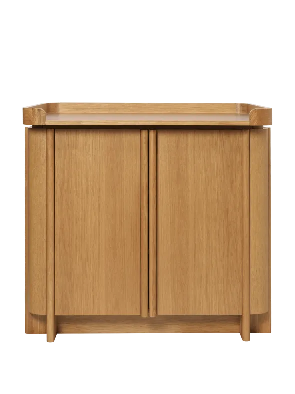 Puslebord til Tilu kommode, lakeret eg fra Ferm Living