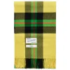 Queen blanket - Field yellow tartan fra Magniberg