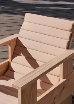 Quilted sædehynde til Crate Loungechair, Beige fra Hay