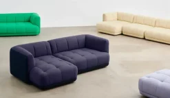 Quilton 2,5 pers. Sofa, kombination 19, venstre fra Hay