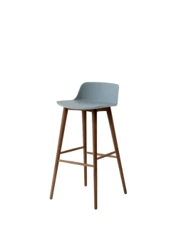 Rely HW123 bar stool, walnut fra &Tradition