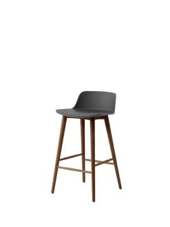 Rely HW118 counter stool, walnut fra &Tradition