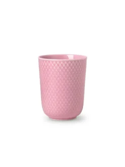Rhombe krus, rosa fra Lyngby Porcelæn
