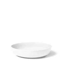 Rhombe serveringsskål, hvid fra Lyngby Porcelæn