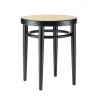 214 RH Skammel, sort fra Thonet