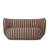Rico Sofa 2 Louisiana, Sand/Chocolate fra Ferm Living