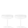 Ripple Champagne Saucers Frosted, sæt á 2 fra Ferm Living
