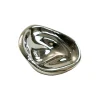 Ripple Knob Small, silver fra Hein Studio