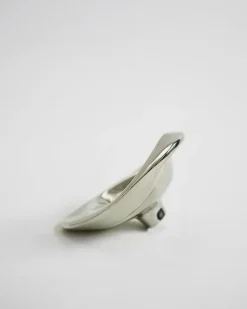 Ripple Knob Small, silver fra Hein Studio