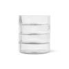 Ripple Serving Bowls Clear, sæt á 4 fra Ferm Living