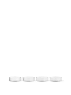 Ripple Serving Bowls Clear, sæt á 4 fra Ferm Living