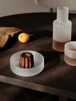 Ripple Serving Bowls Frosted, sæt á 4 fra Ferm Living