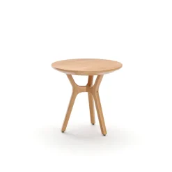 Rén sidebord i lakeret eg, Ø45 cm fra Stellar Works