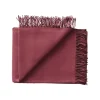 Secret Plaid, beetroot/rhubarb fra Silkeborg Uldspinderi