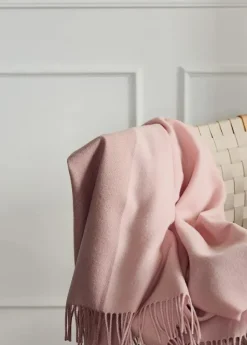 Secret Plaid, blush/rosa fra Silkeborg Uldspinderi