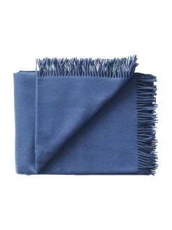 Secret Plaid, indigo/cobalt fra Silkeborg Uldspinderi