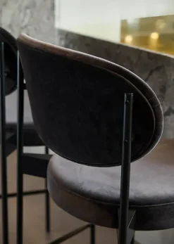 Serie 430 barstol, sort af Verner Panton