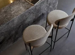 Serie 430 barstol, sort af Verner Panton