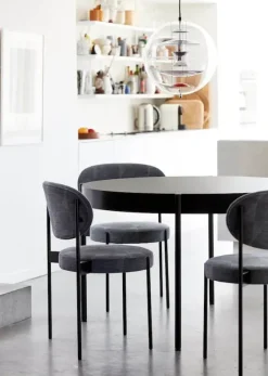 Serie 430 bord, sort af Verner Panton