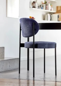 Serie 430 spisestol, sort af Verner Panton