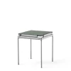 Sett LN11 Sidebord, verde guatemala marble / dark chrome fra &Tradition
