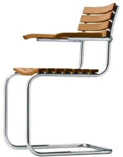 S 40 F Outdoor cantilever chair, med armlæn fra Thonet