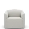 Shore Lounge Chair Extended Base, quill fra New Works