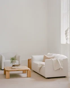 Shore Sofa 2 Seater Extended Base, dark taupe fra New Works