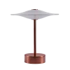 Sinus 22 Portable bordlampe, kobber af Piet Hein
