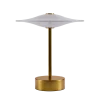 Sinus 22 Portable bordlampe, messing af Piet Hein