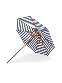 Skagerak Messina Parasol Ø270, Dark Blue Stripes fra Fritz Hansen