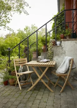 Skagerak Selandia Sæt, 2 stole og bord 75 fra Fritz Hansen