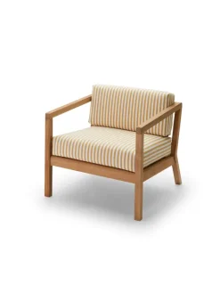 Skagerak Virkelyst Stol, Golden Yellow Stripe fra Fritz Hansen