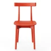 Skinny wooden chair, ash/red fra Nine