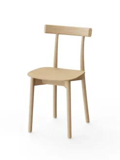 Skinny wooden chair, oak fra Nine