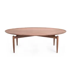 Slow Oval sofabord, valnød fra Stellar Works