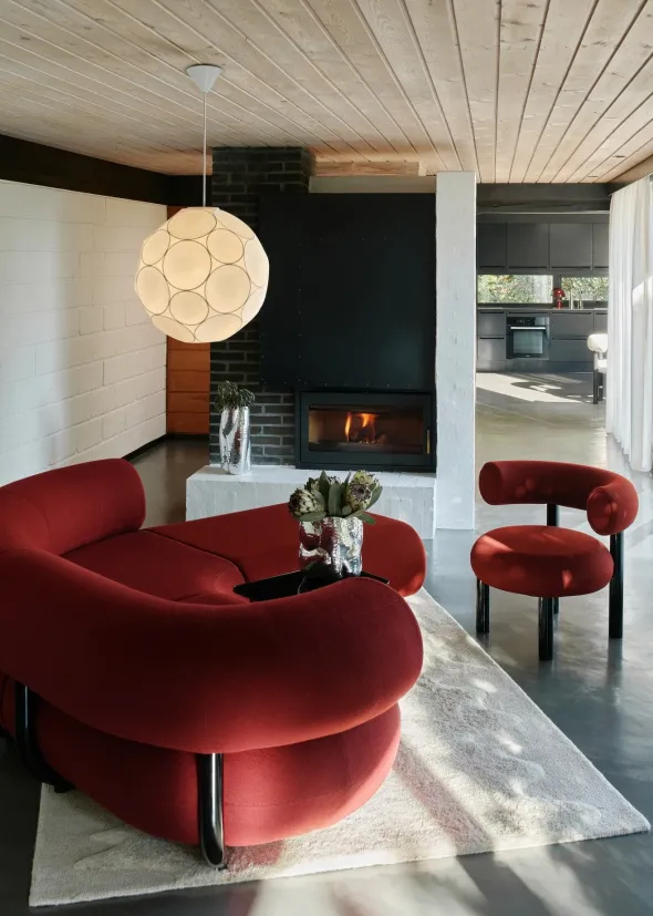Soft pendel, Ø45 hvid fra Tom Dixon