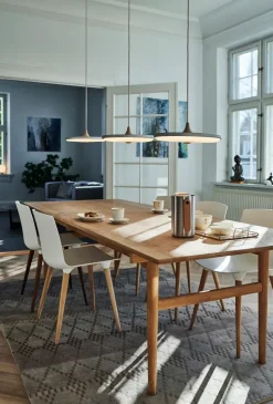 Soleil pendel small, lys eg, papir skærm fra Le Klint
