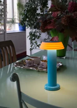 Sowden Light Portable Lamp PL1, blue/orange