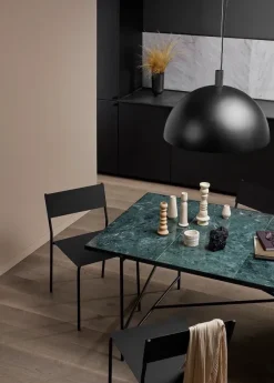 Spisebord 230, grøn marmor fra HANDVÄRK