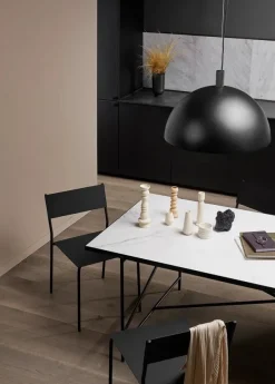 Spisebord 230, hvid marmor fra HANDVÄRK