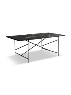 Spisebord 185, sort marmor fra HANDVÄRK