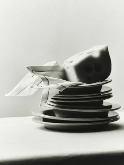 S.R. Large Shallow Bowl fra Louise Roe
