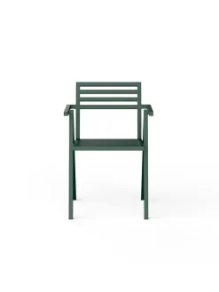 Stacking Arm Chair, grøn fra 19 Outdoors