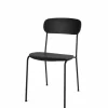 Stack spisebordsstol i sort lakeret eg fra Stellar Works