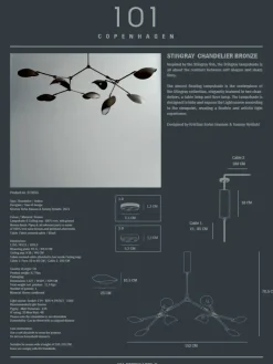 Stingray Chandelier fra 101 Copenhagen