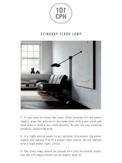 Stingray gulvlampe, bronze fra 101 Copenhagen
