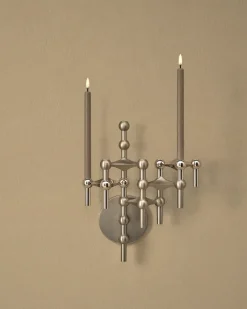 STOFF Nagel Vase, børstet krom fra STOFF Nagel
