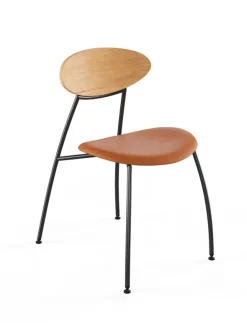 Stone stol, cognac læder fra Naver Collection