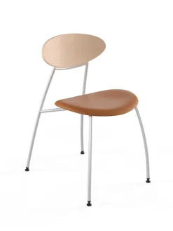 Stone stol, cognac læder fra Naver Collection